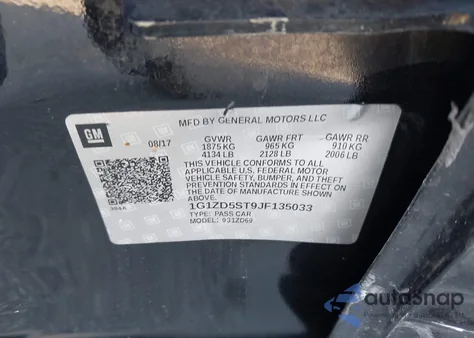 2018 Chevrolet Malibu Lt z USA, uszkodzony, nr VIN 1G1ZD5ST9JF135033